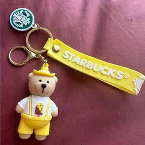 Starbucks Bearista Bear Keychain Bag Charm Asia Release